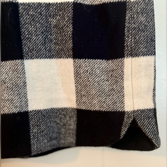 Talbots Skirt Womens 8 Wool Blend Mini Plaid Gingham Zip Lined Preppy Academia - Picture 4 of 10